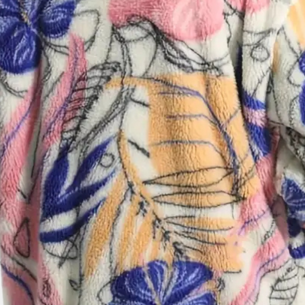 Drune | Blümchen Winterjacke mit Kapuze für Damen