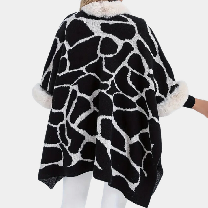 Drune | Stylischer fluffiger Mantel für Damen für die Herbstsaison