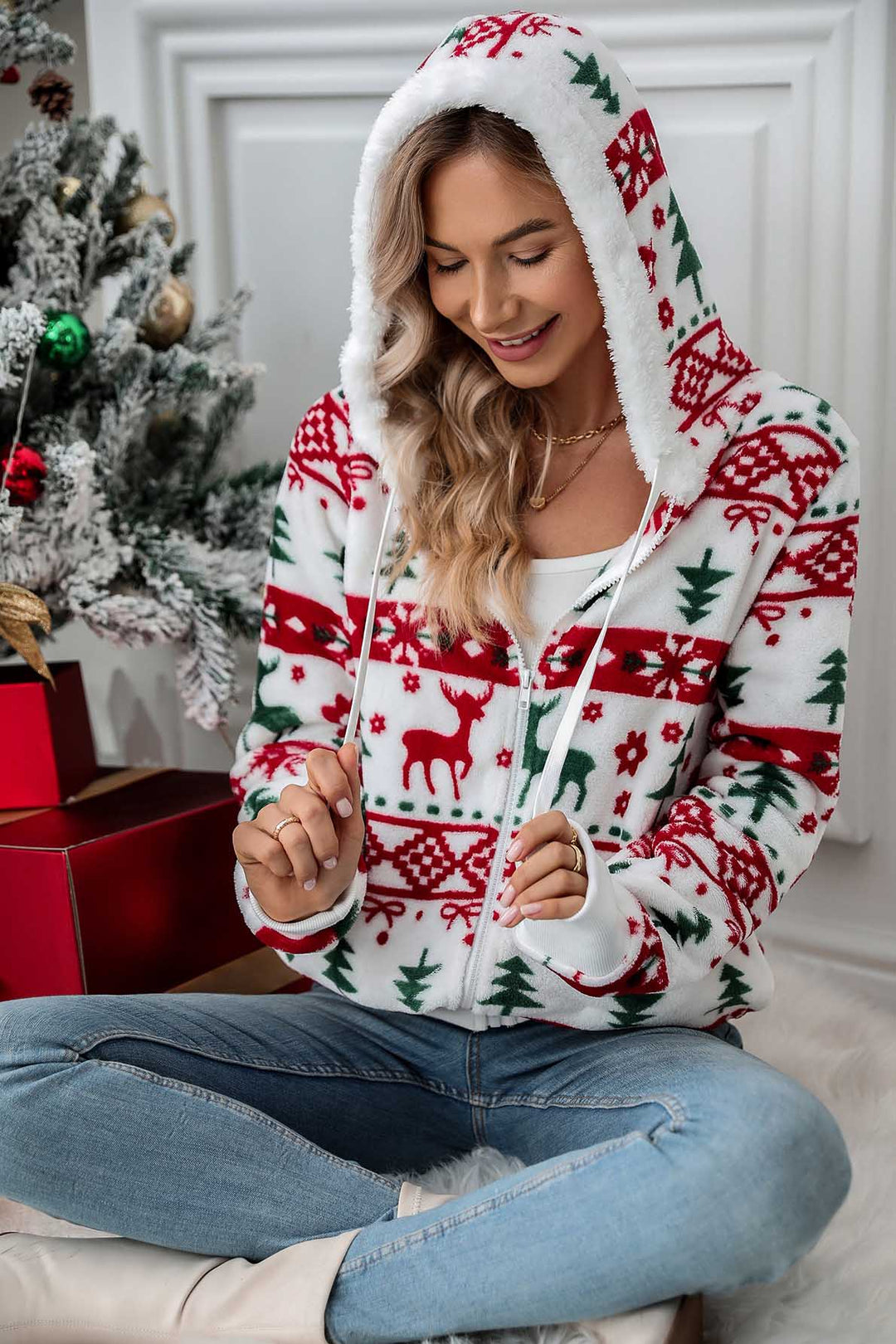 Drune | Festlicher Weihnachtscardigan