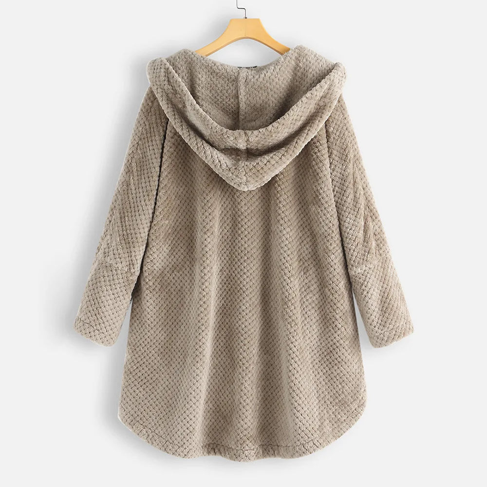 Drune | Fleece Kapuzenjacke