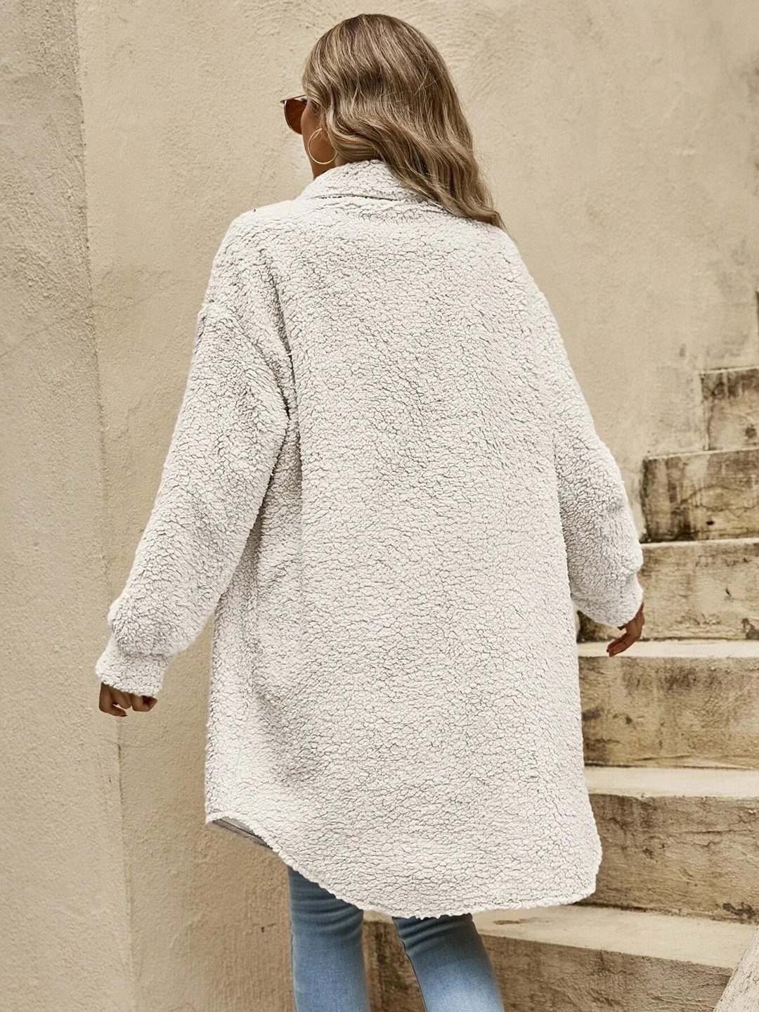 Drune | Knopfverschluss Langer Cardigan - Weiches Strickmaterial, Leichter Überwurf, Ganzjahresstil