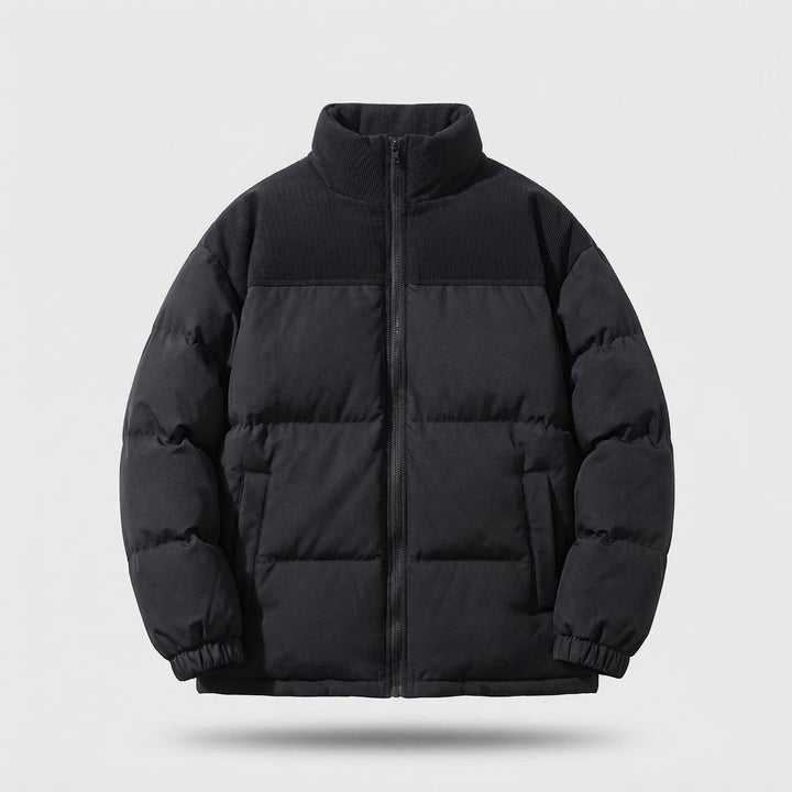Damen Modische Daunenjacke mit hohem Kragen Drune