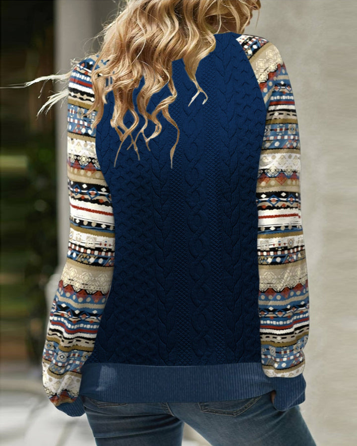 Drune | Sweatshirt mit Farbblock