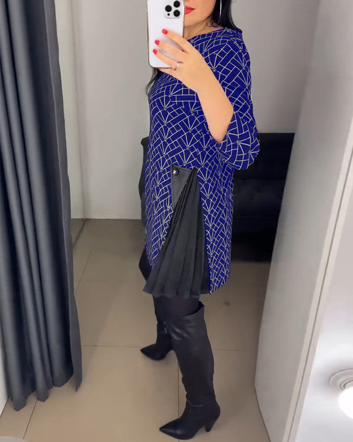 Drune | Bequemes Kleid mit Rundhalsausschnitt