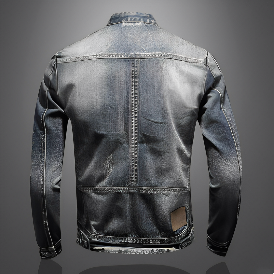 Drune | Stylische Jeansjacke mit Taschen für Männer