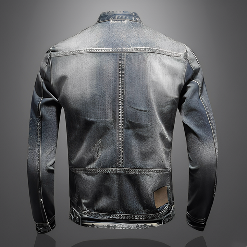 Drune | Stylische Jeansjacke mit Taschen für Männer