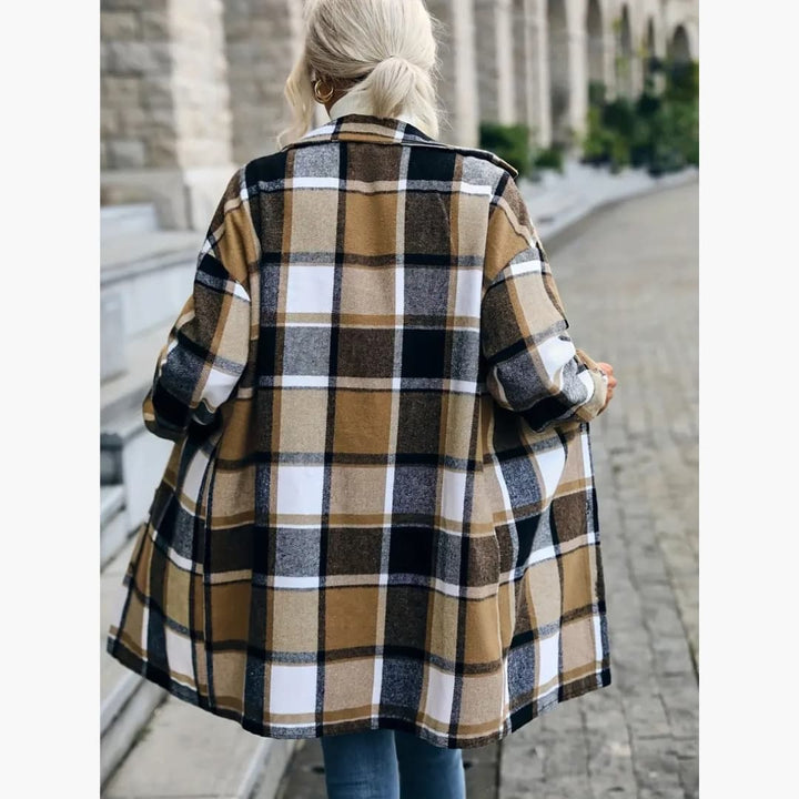 Drune | Klassische Karomuster-Parka für Damen