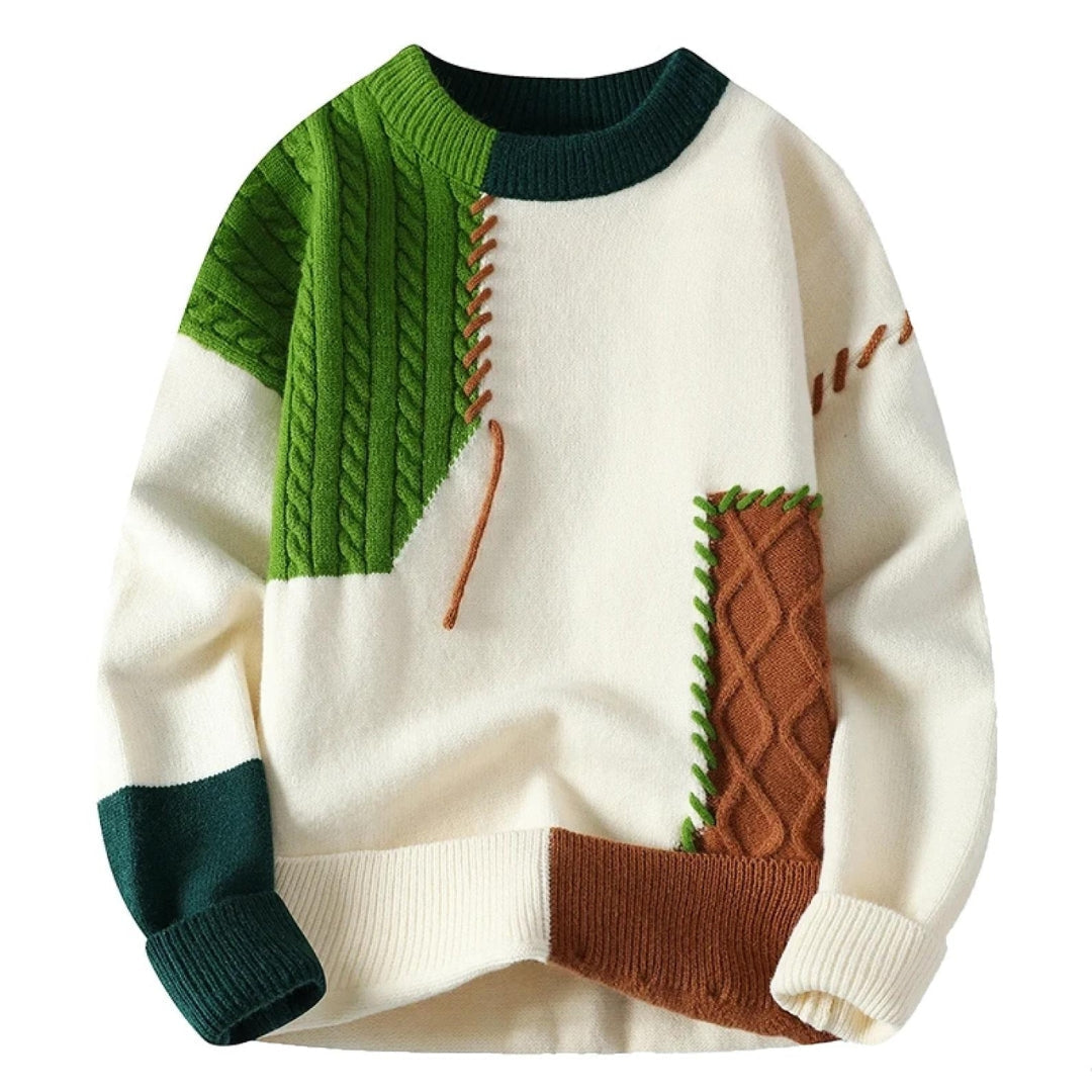 Drune | Patchwork Pullover