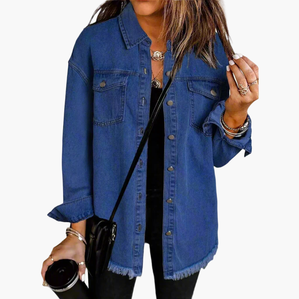 Drune | Jeansjacke Im Lässigen Vintage-Stil - Perfekt für Freizeit und Alltag