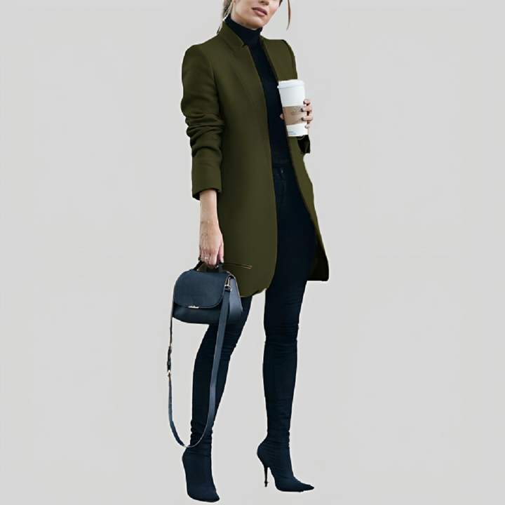 Drune | Damen Herbst Winter Wollblazer - Stilvoll & Warm für Kalte Tage