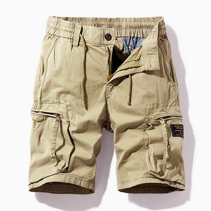 Drune | Kurze Hose Sommer Cargo Shorts für Herren Praktische Taschen