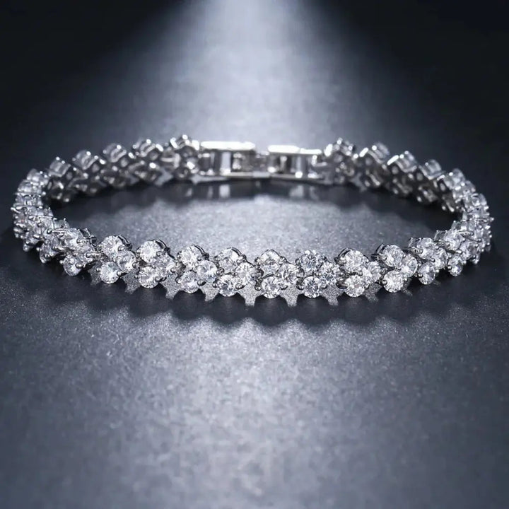 Drune | Kubische Zirkonia Tennisarmband Für Damen Und Herren