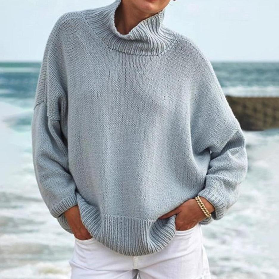 Drune | Graues Strickweste- und Rock-Set für Damen