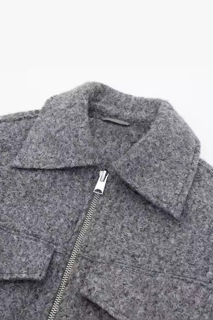 Drune | Kragen Kürzere Jacke