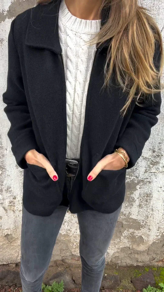 Drune | Zip up Kurze Jacke Modern Minimalistische Oberbekleidung