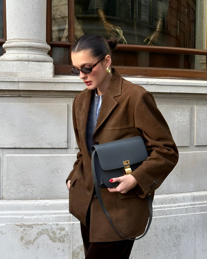 Drune | Klassische Wildleder Blazer für Frauen