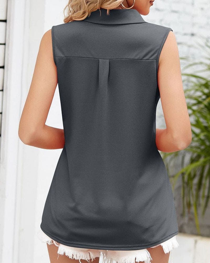 Drune | Leichte Ärmellose Bluse