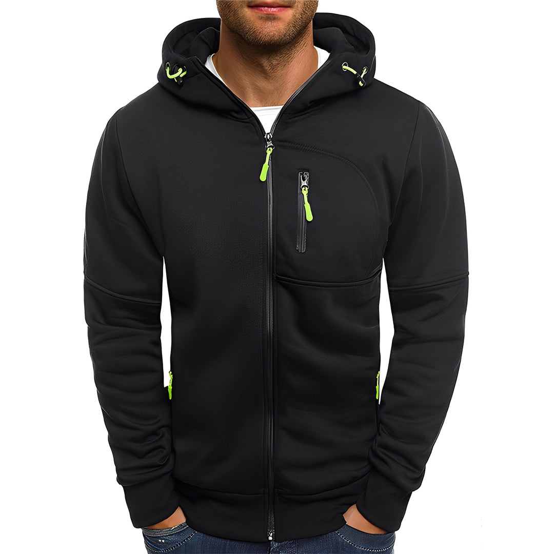 Drune | Moderne Fleecejacke mit Kapuze für Herren
