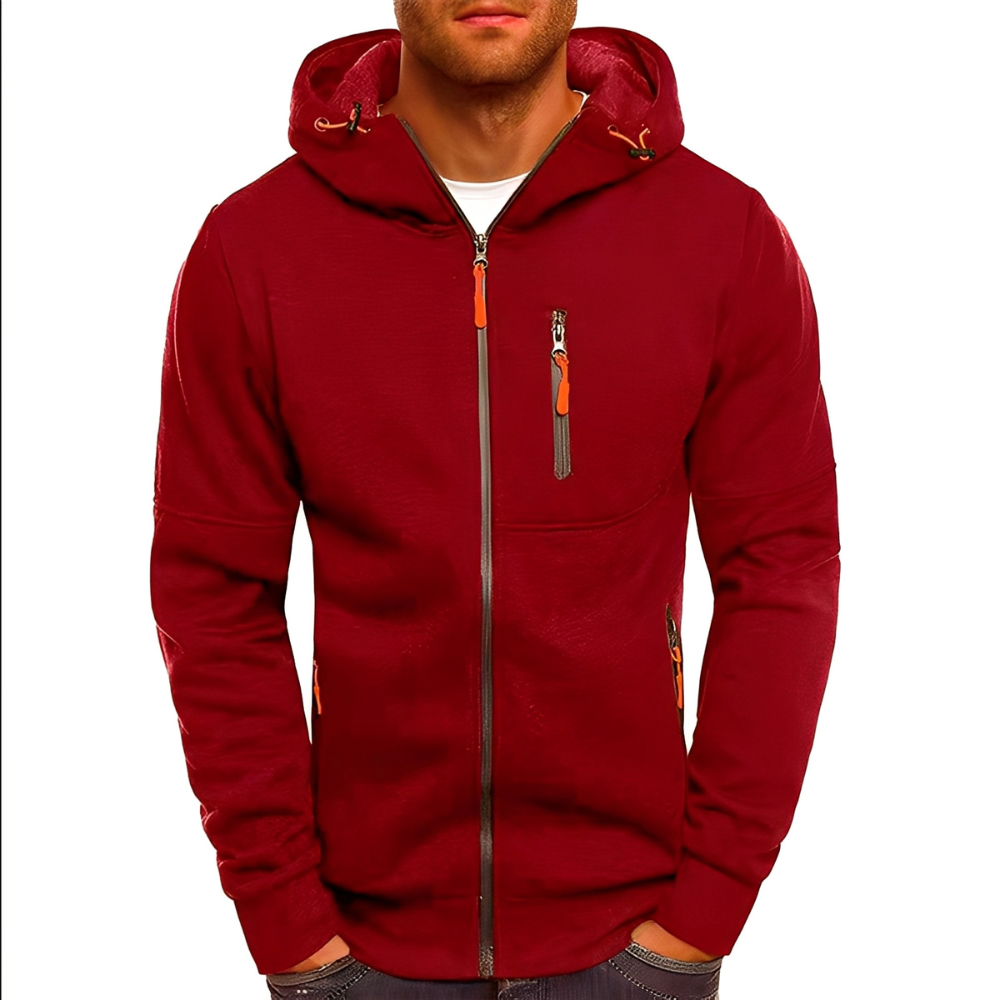 Drune | Freizeit Zip-Up Jacke mit Kapuze für Herren
