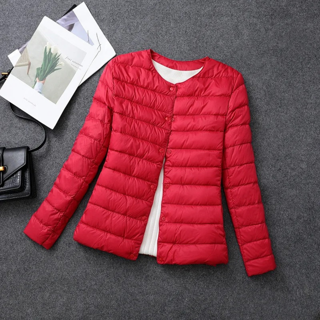 Drune | Damen Leichte Daunenjacke - Mit Knöpfen