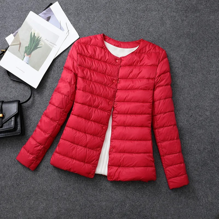 Drune | Damen Leichte Daunenjacke - Mit Knöpfen