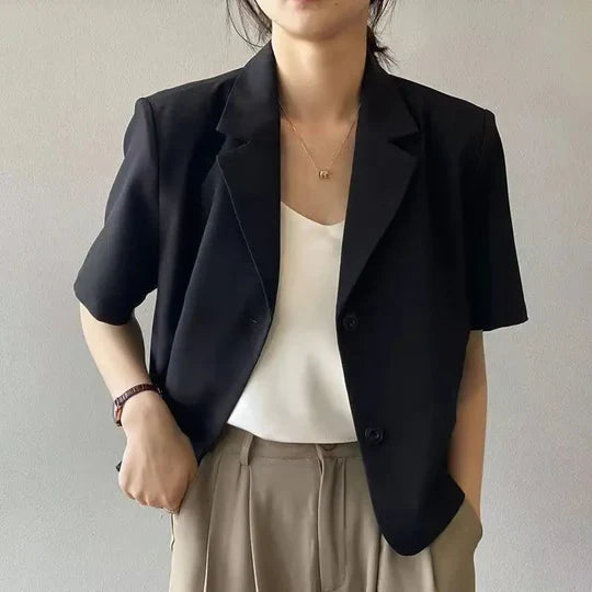 Drune | Kurzärmeliger Blazer