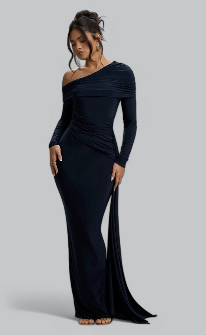 Drune | Off Shoulder Maxikleid für Damen