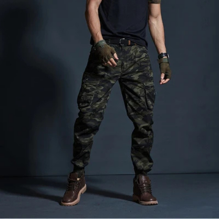 Drune | hohe Qualität elastische Taille cargohose herren