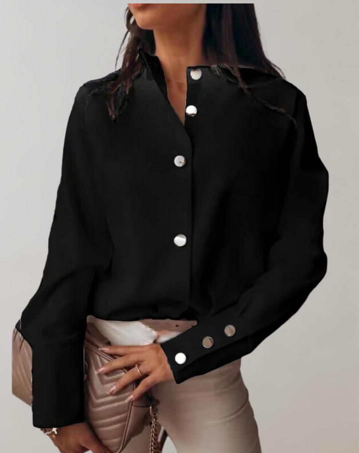 Drune - Stehkragen Damen Bluse