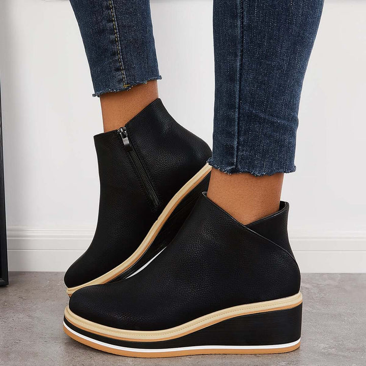 Drune | Stiefelette mit Seitenreißverschluss