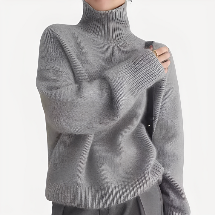 Drune | Eleganter und legerer Damen Rollkragenpullover