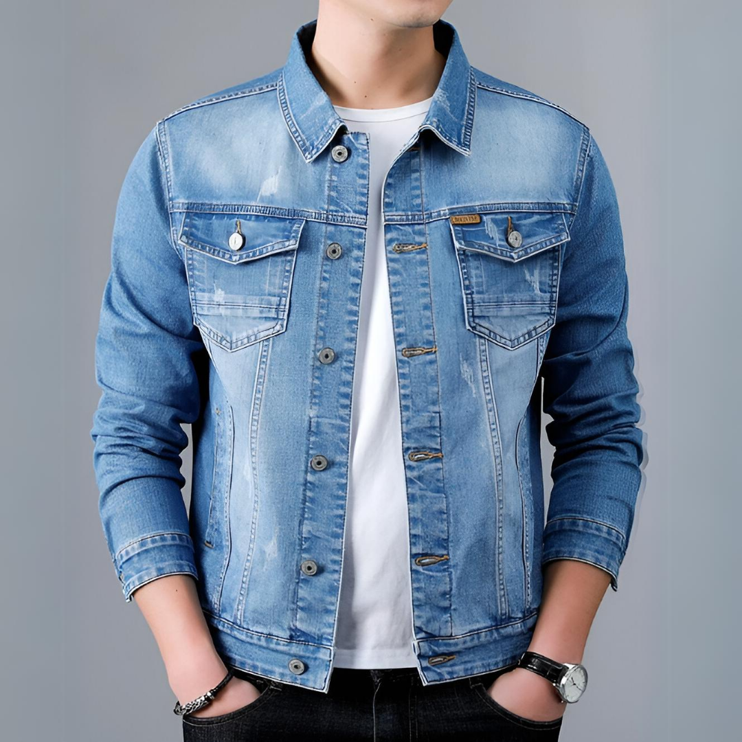 Drune | Klassisch Herren Denim Jacke