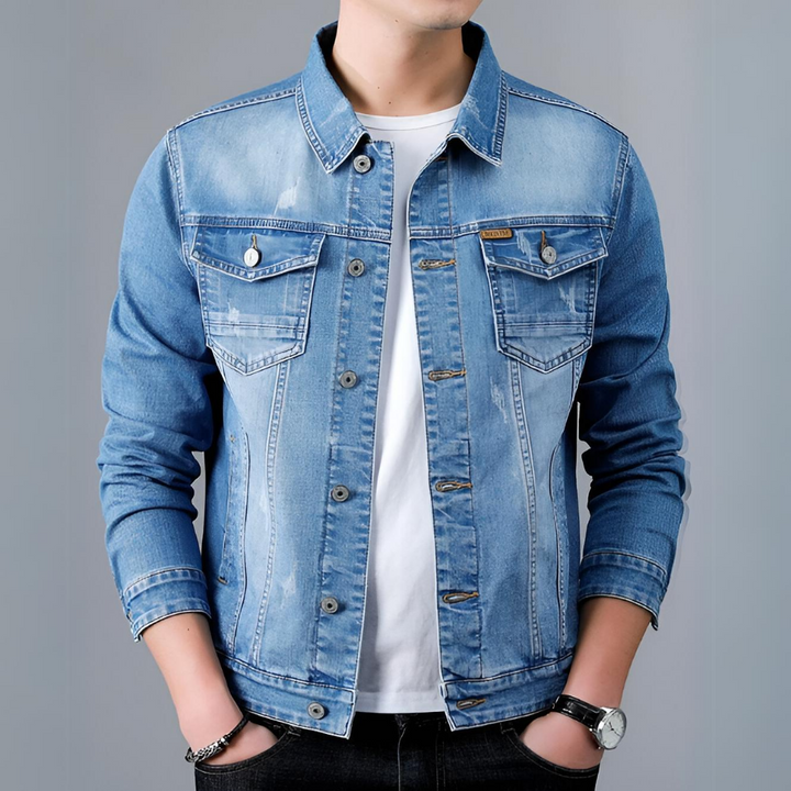 Drune | Klassisch Herren Denim Jacke
