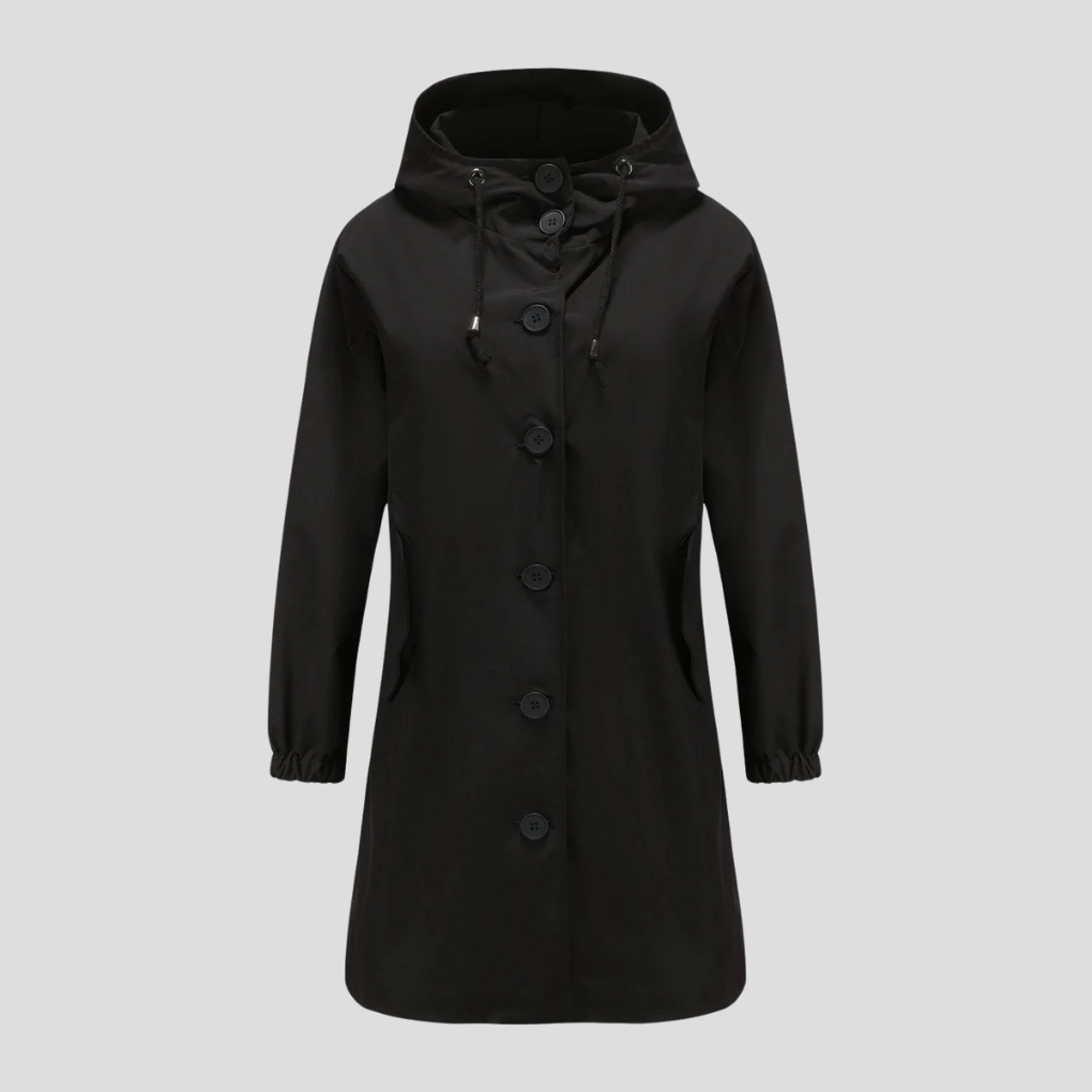 Drune | Regenjacke mit Kapuze für Damen