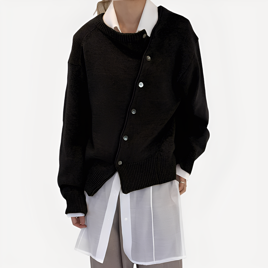 Drune | Stilvolle und bequeme Überzieh-Strickjacke