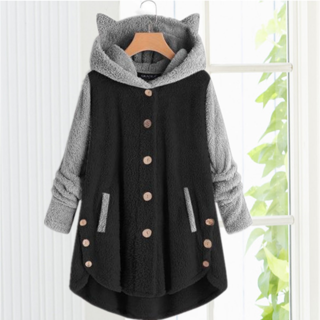 Drune | Kapuzenjacke mit Katzenohren Design