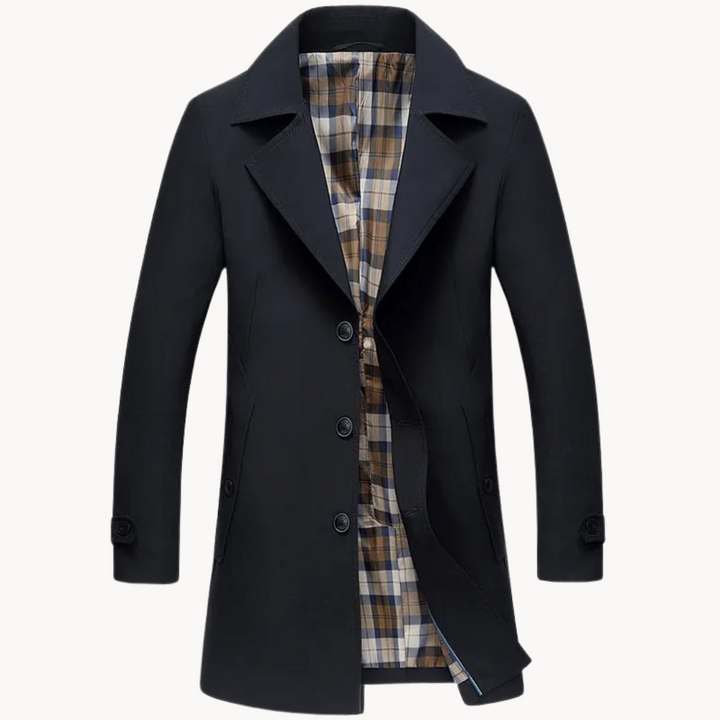 Drune | nachhaltiger winddichter Herren-Trenchcoat mit Design