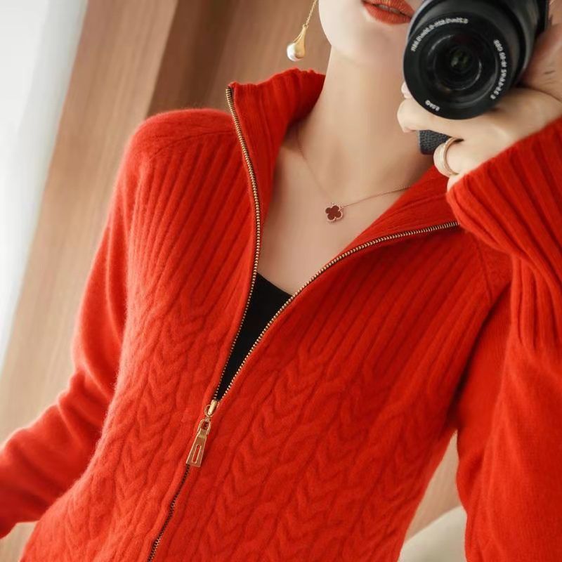 Drune | Damen-Cardigan Aus Kaschmir mit Schickem Kordelzug