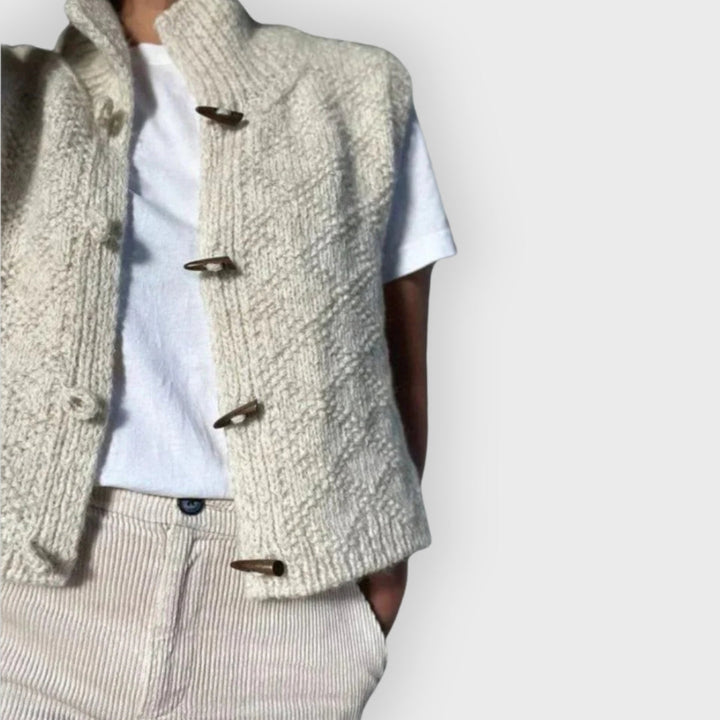 Drune | Sophisticated Ärmelloses Strickwesten