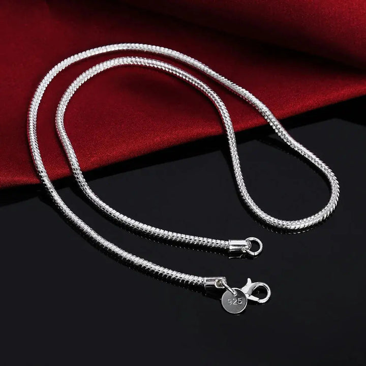 Drune925 3Mm Sterling Silber Schlangen Kette