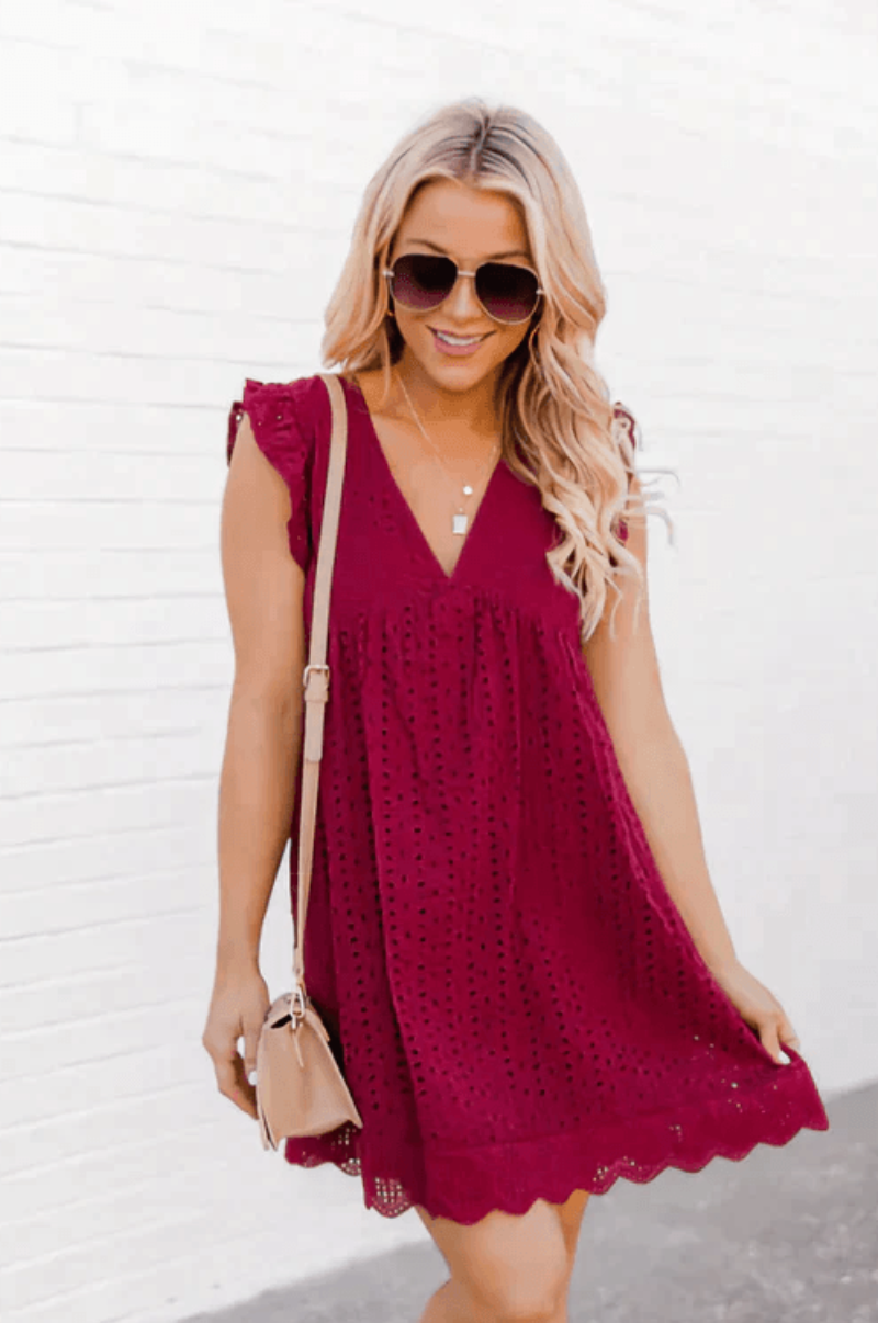 Drune | Damen Sommerkleid Mit Hose Bequemes Damenkleid