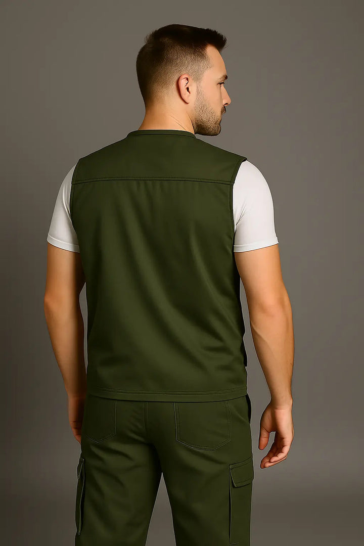 Drune | Wanderweste Mit Mehreren Taschen Für Herren