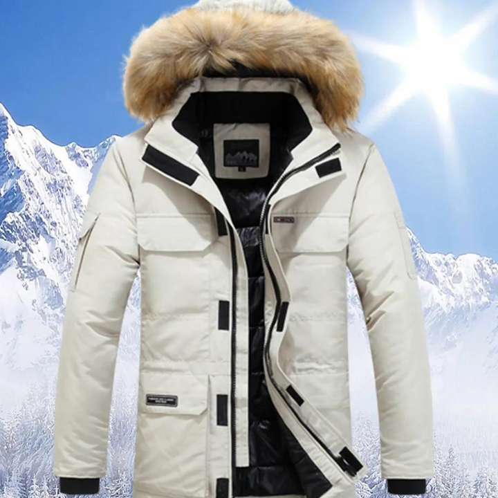 Drune | Parka Herren mit Pelzukragen