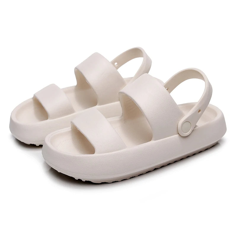 Drune | Orthopädische Sandalen Comfort Plus Pantoletten mit Doppelriemen Gepolsterte, Lässige Slip-On-Sandalen