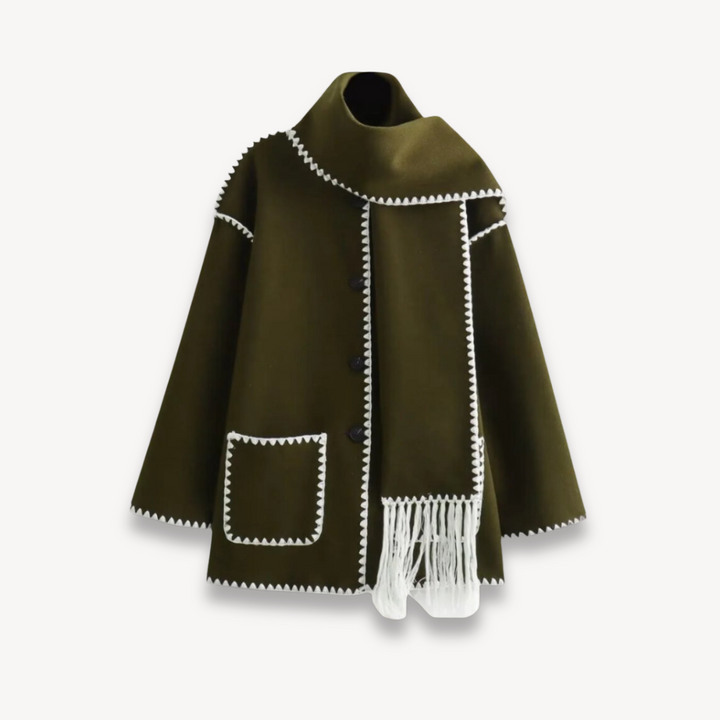 Drune | Winterjacke mit Schal für Frauen