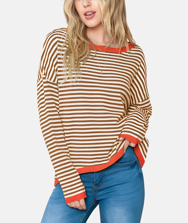 Drune | Gestreifter Pullover