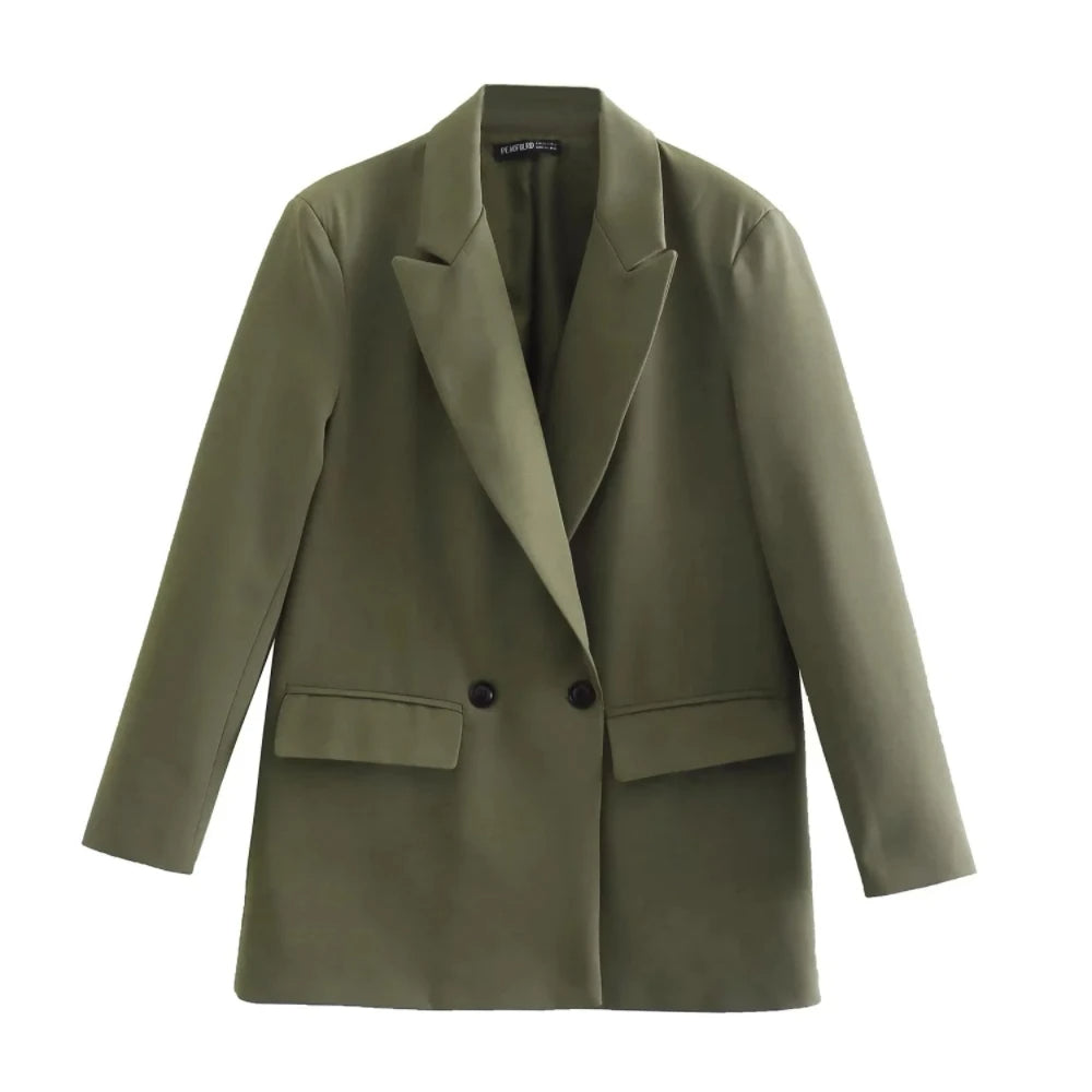 Drune | Eleganter Doppeltknopf-Blazer für Damen