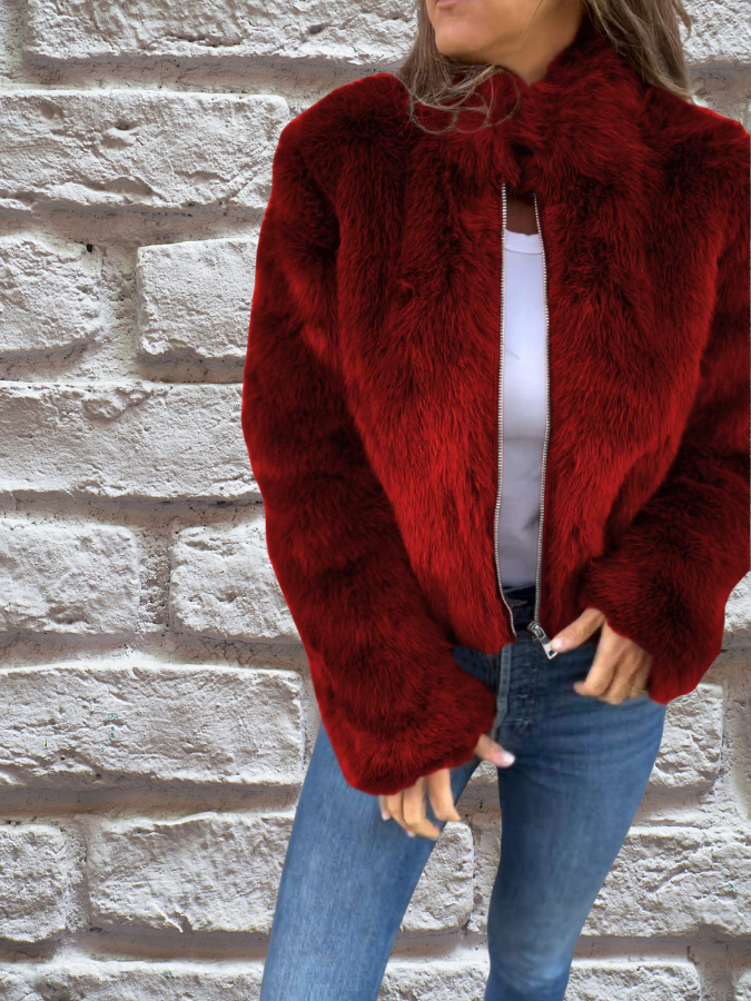 Drune | Luxus Damen-Felljacke