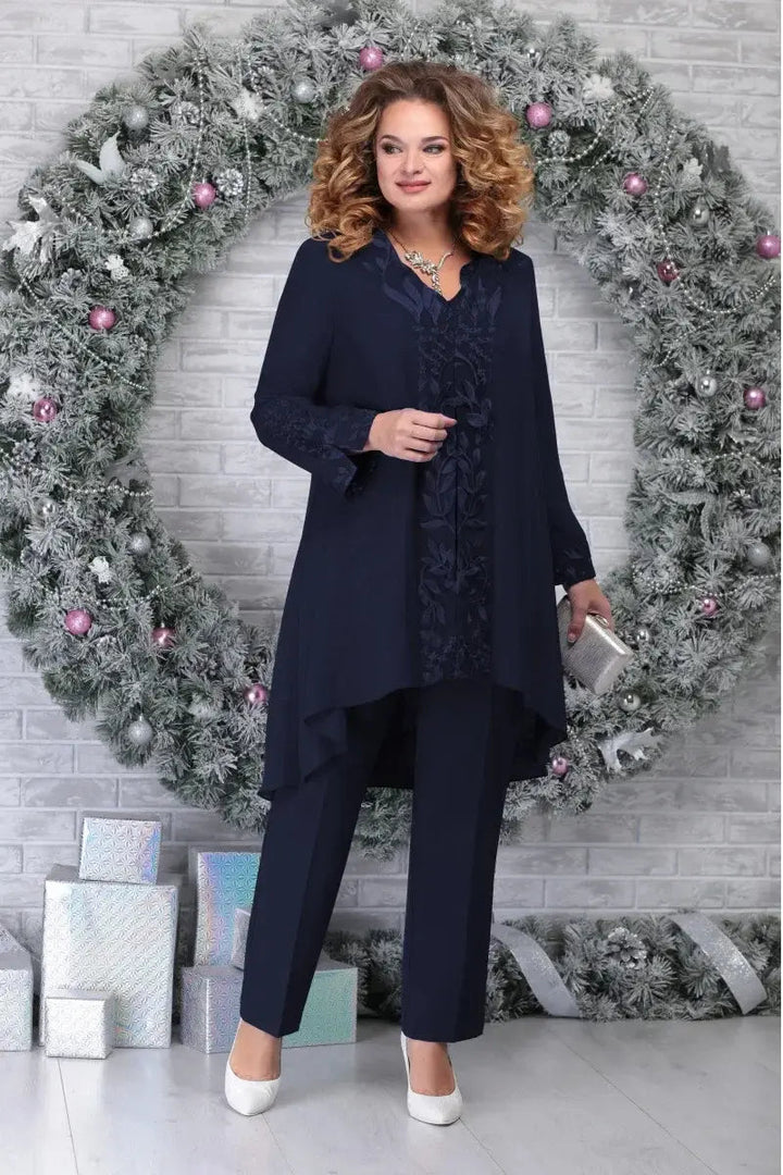 Drune | 3 Teilig Chiffon Brautkleid Satz Für Damen