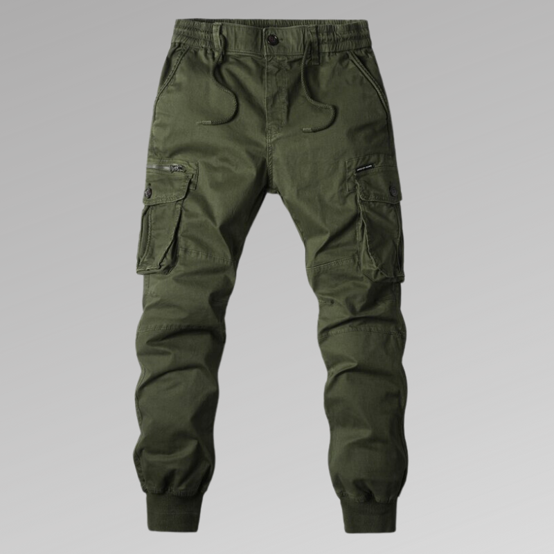 Drune | Robuste Cargohose mit elastischem Bund
